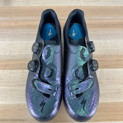 2022 Specialized S-Works US 7 EU 41 Boa Purple 3-Bolt Clipless Cycling Shoes