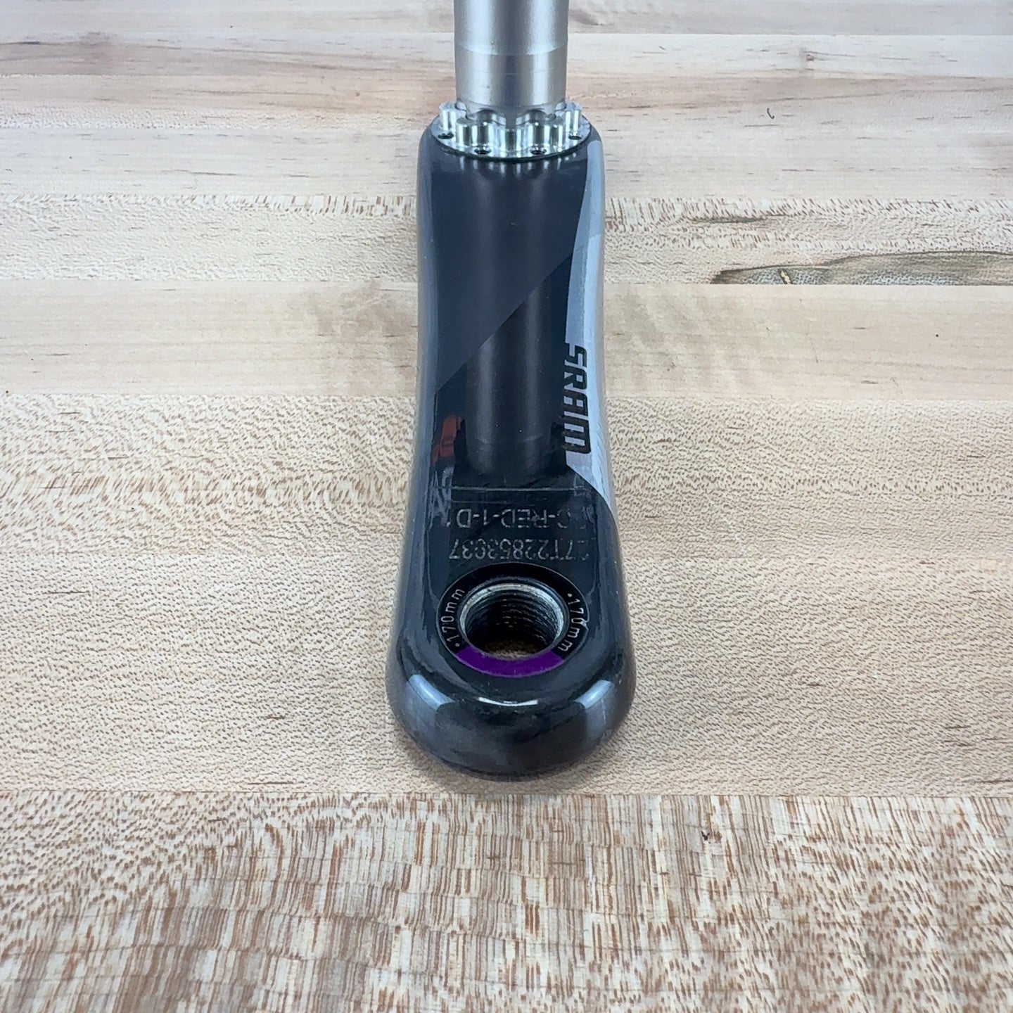 Low Mile! SRAM Red AXS D1 170mm DUB Carbon 8-Bolt Crankset without Chainrings