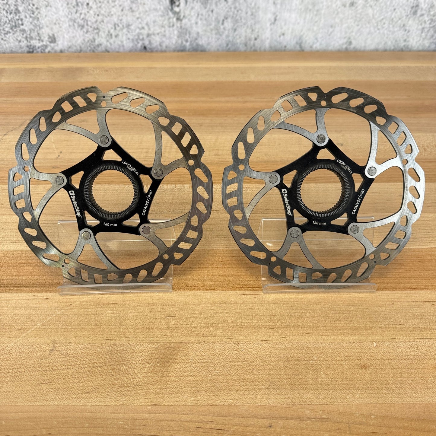 Low Mile! SwissStop Catalyst Pro 160mm Center Lock Brake Rotors