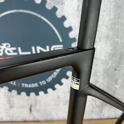Low Mile! Enve Melee 60cm Black Carbon Road Bike Frameset 700c 2291g