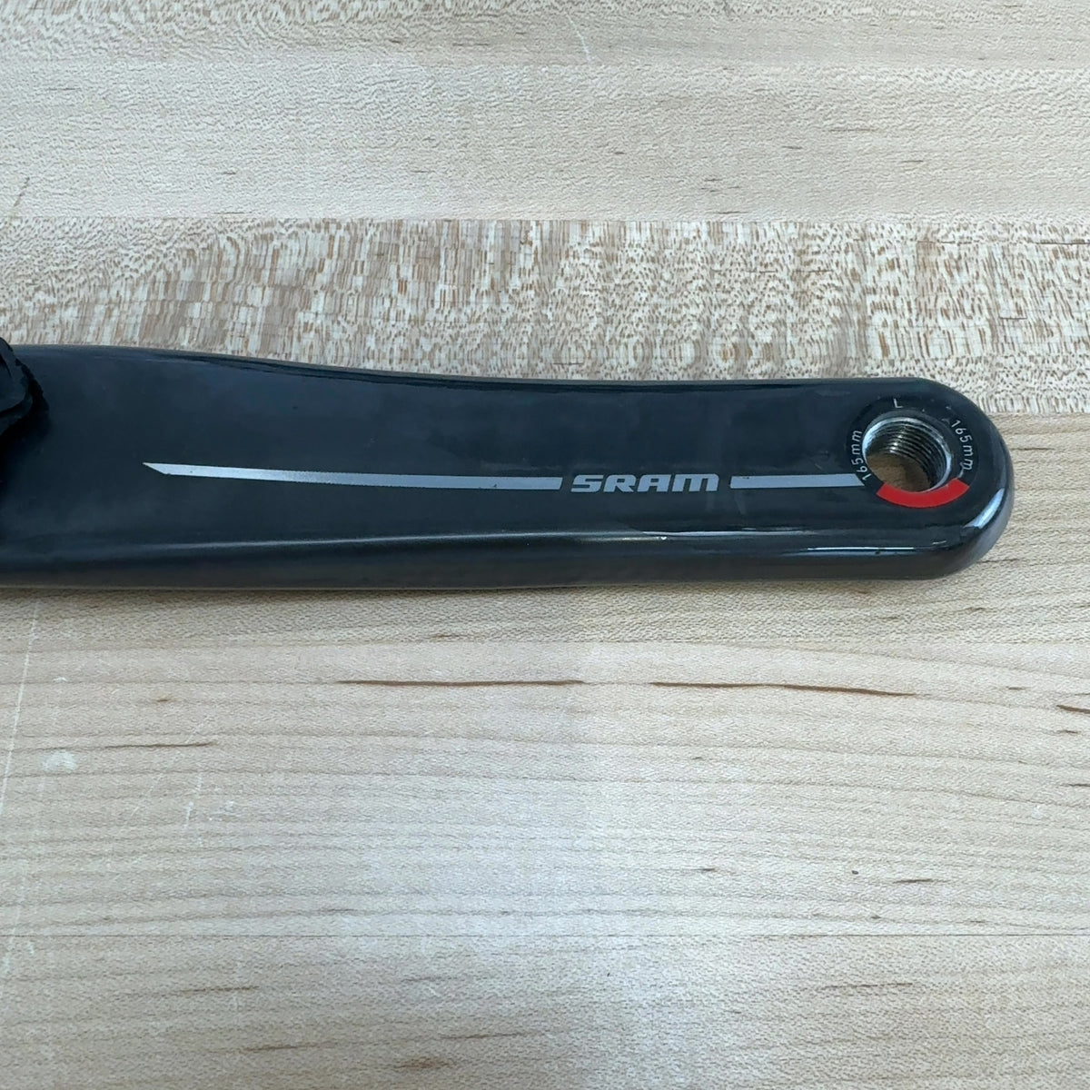 Low Mile! SRAM Red AXS E1 165mm 8-Bolt Carbon Bike Crank Arm Assembly 326g — photo 6 of 9