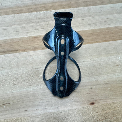 Arundel Mandible 3K Weave Glossy Black Carbon Water Bottle Cages