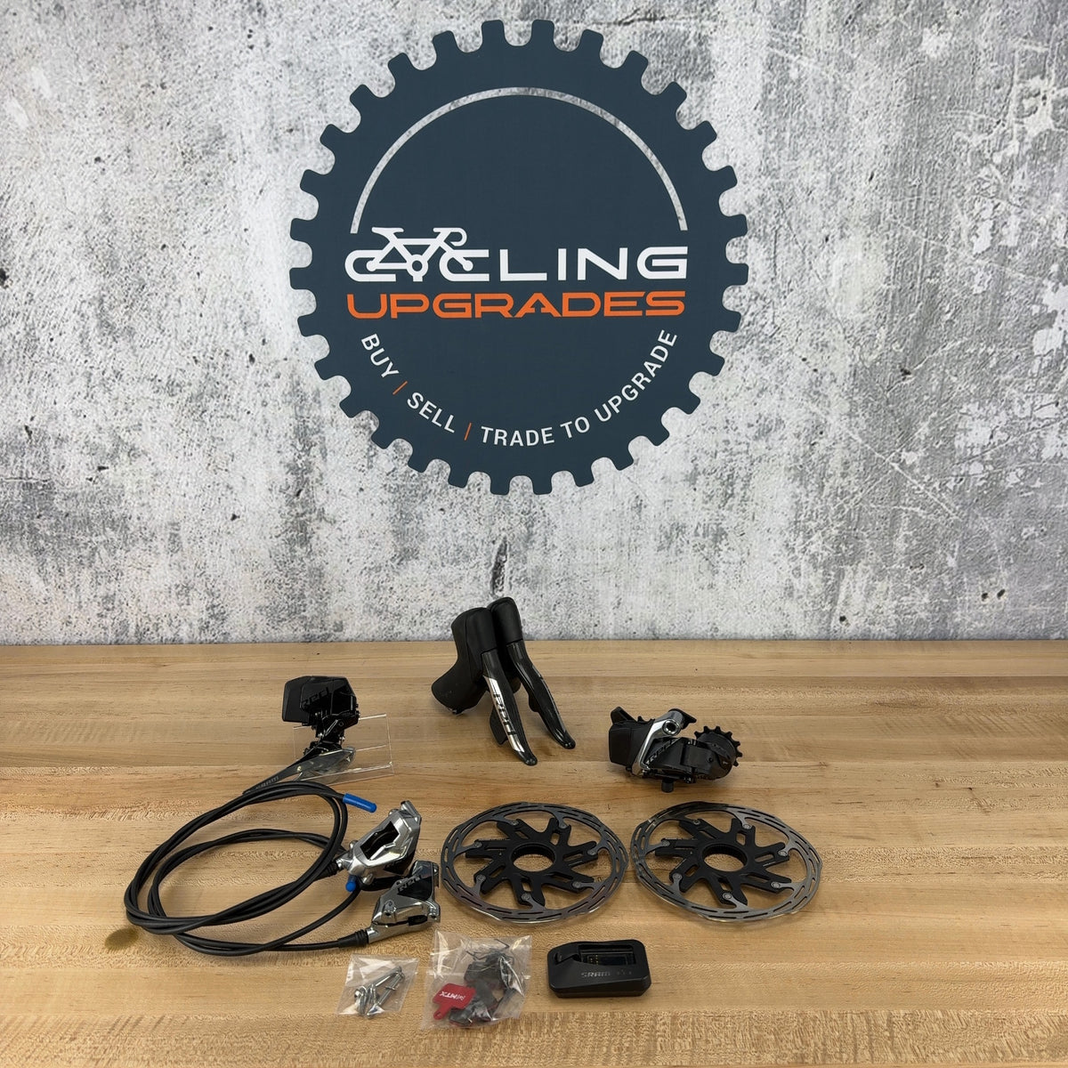 Low Mile! SRAM Red AXS D1 Paceline X Rotors 12-Speed Disc Electronic Groupset