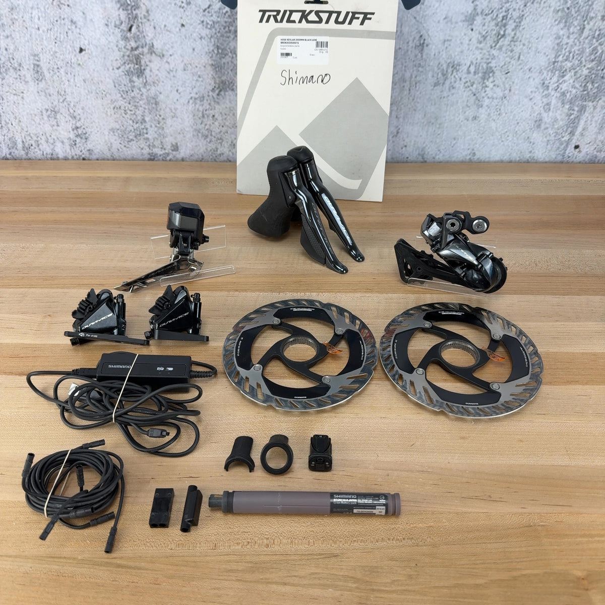 Low Mile! Shimano Dura-Ace R9150/R9170 Di2 11-Speed Disc Brake Groupset 1240g