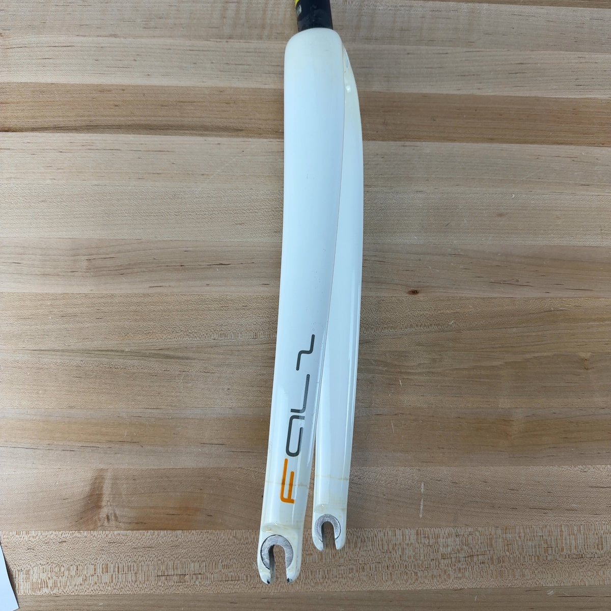 Light Use! Dario Pegoretti Falz White Rim Brake Quick Release Carbon Bike Fork — photo 5 of 11
