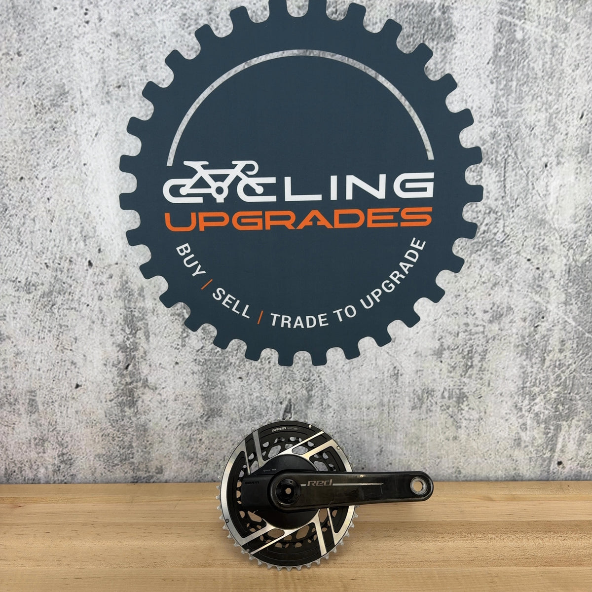 Low Mile! SRAM Red AXS E1 Power Meter 165mm 46/33T Carbon Dub Bike Crankset — photo 2 of 9
