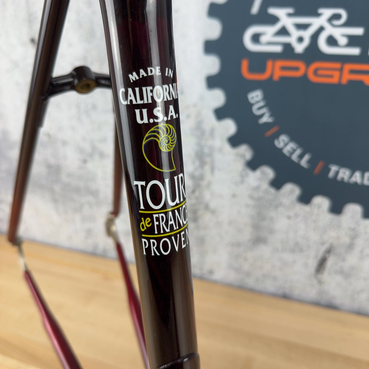 Calfee Tetra Pro 58cm Red Vintage Carbon Rim Brake Road Bike Frameset 700c 1710g — photo 7 of 20