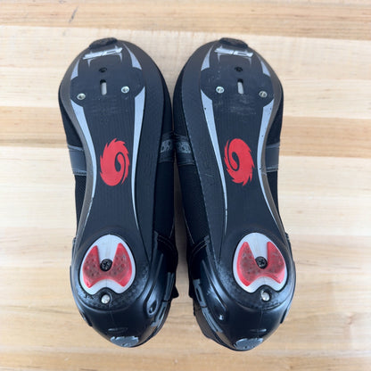 Sidi Zero Gore 2 46 EU 3-Bolt Cold Weather Winter Road Cycling Shoes Black