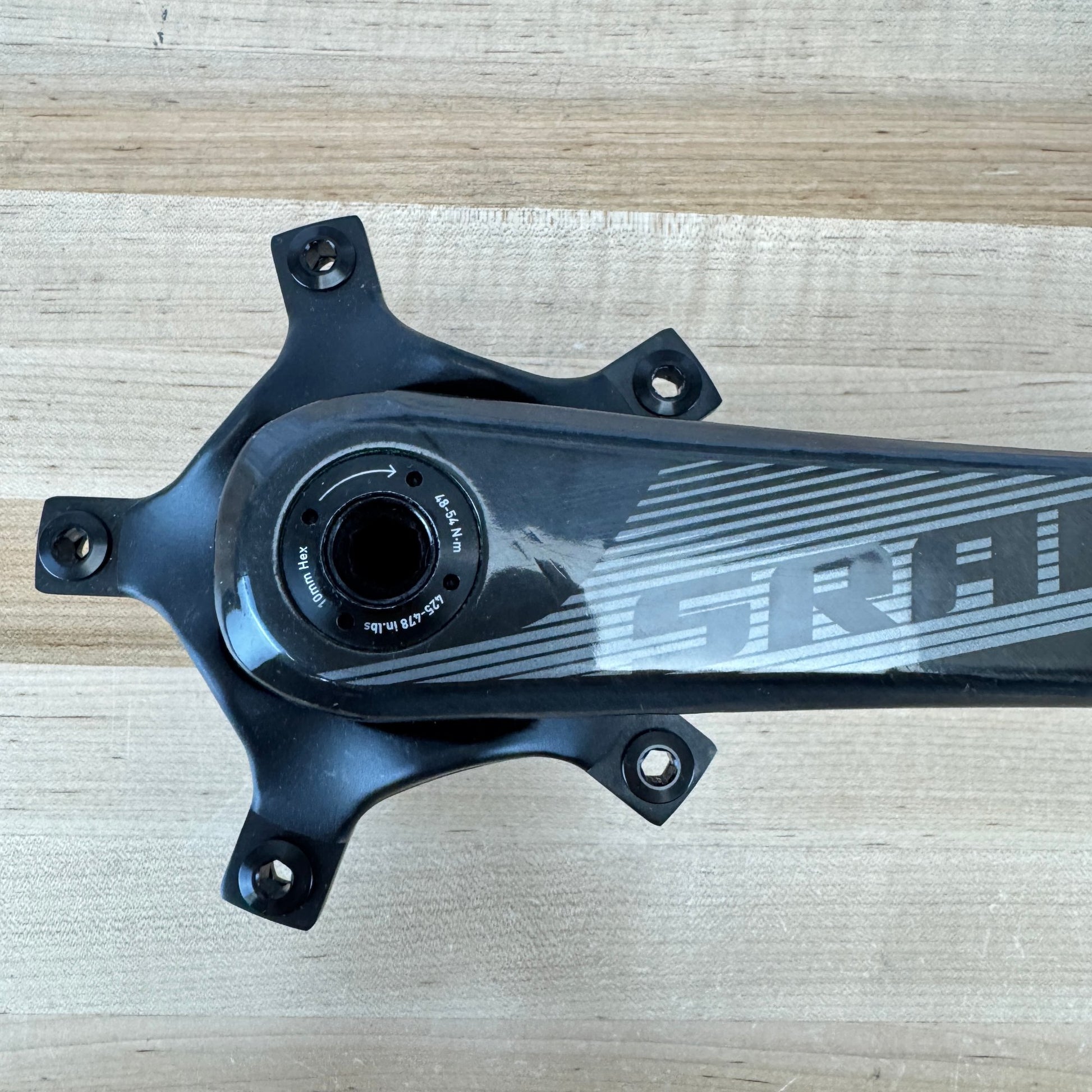 Low Mile! SRAM S-900 172.5mm BB30 Spindle 5-Bolt Carbon Crankset 514g w/ Spider