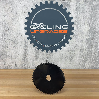Light Use! Alugear Oval 1x Aero 56t Sram 8-Bolt 12/13-Speed Alloy 1x Chainring