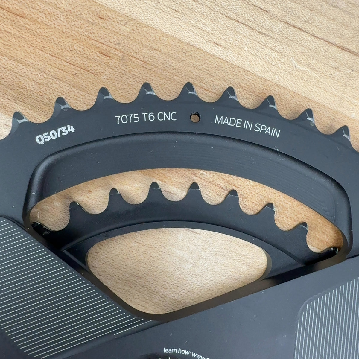 Light Use! Rotor Q-Spidering Direct Mount OCP Q50/34 11/12-Speed Chainring Set