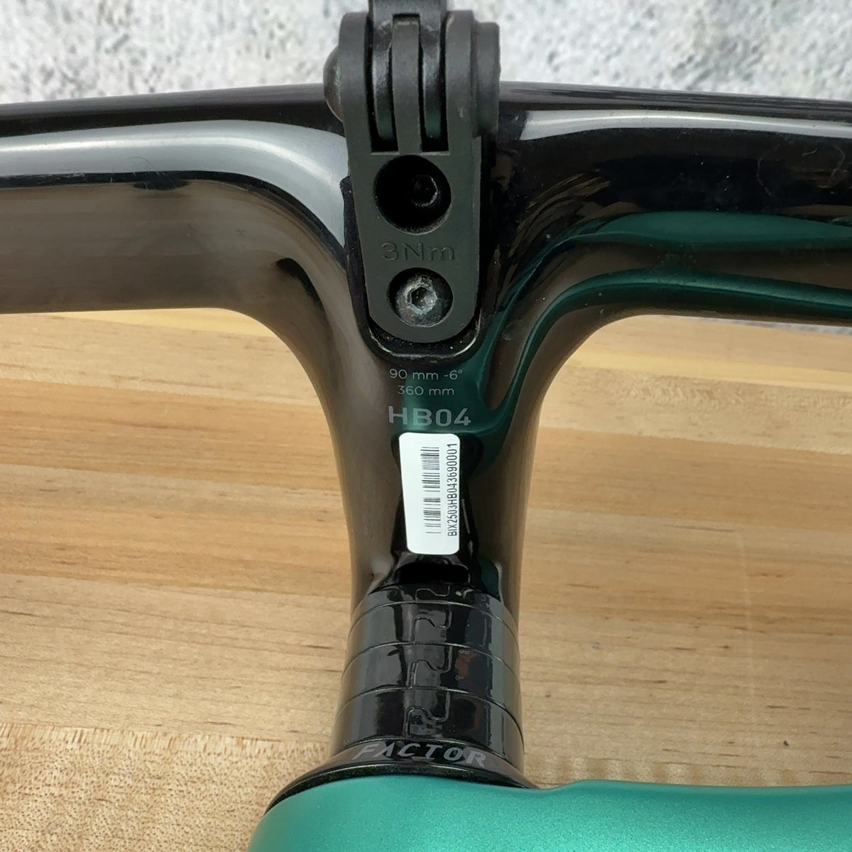 Low Mile! 2025 Factor Monza 52cm Carbon Disc Steel Green UDH Frameset 2750g — photo 8 of 18