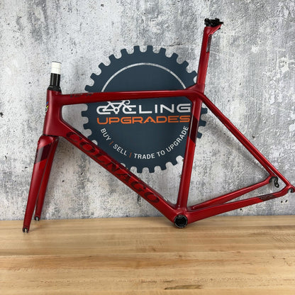 2017 Colnago V2-R 52cm VJRD Satin Red Rim Brake Carbon Road Bike Frameset 1990g