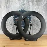 Low Mile! AeroCoach Aeox Titan Carbon TT/Triathlon Bike Wheelset 700c 2247g — photo 1 of 11
