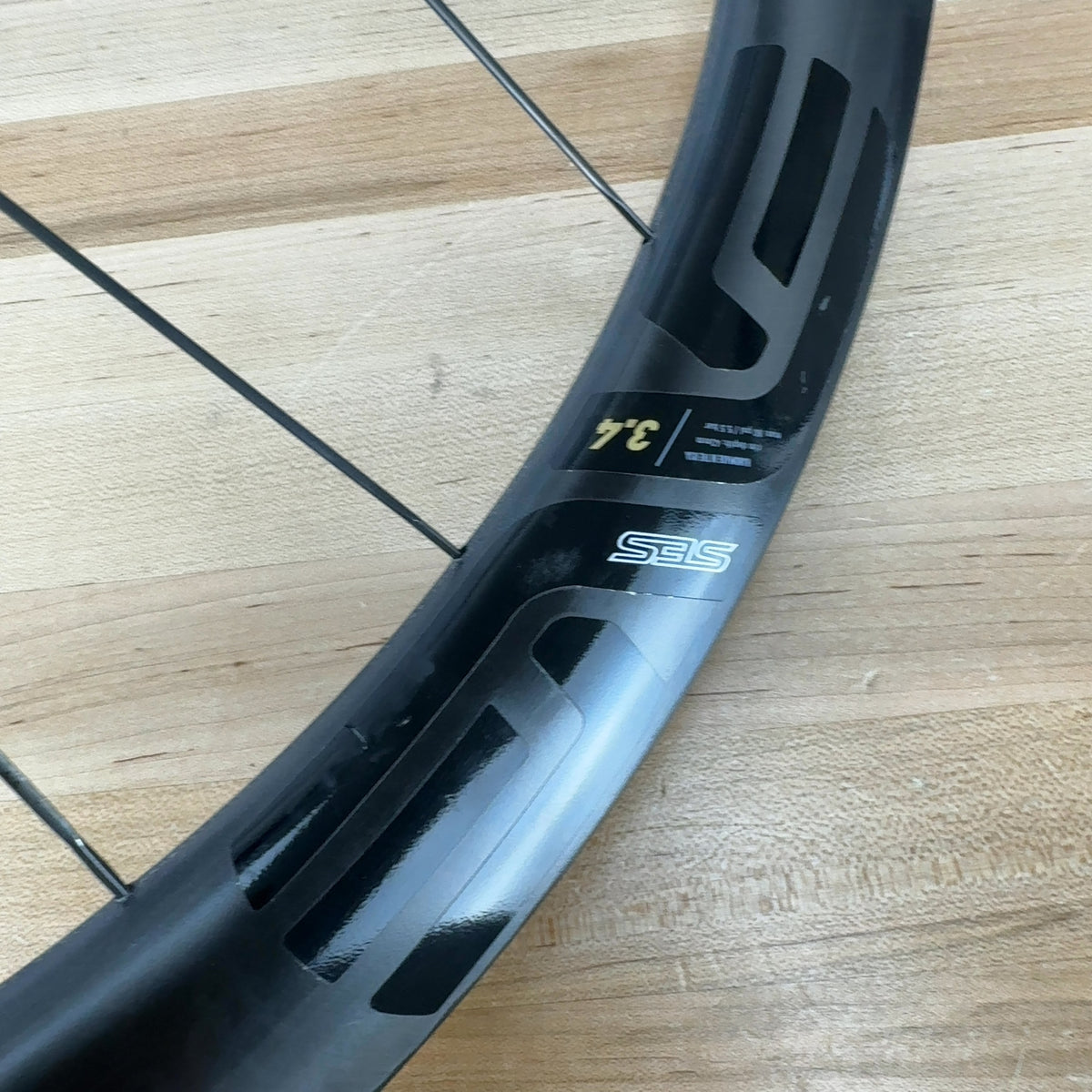 Low Mile! Enve SES 3.4 Innerdrive 25mm Internal Carbon Bike Wheelset 700c 1448g
