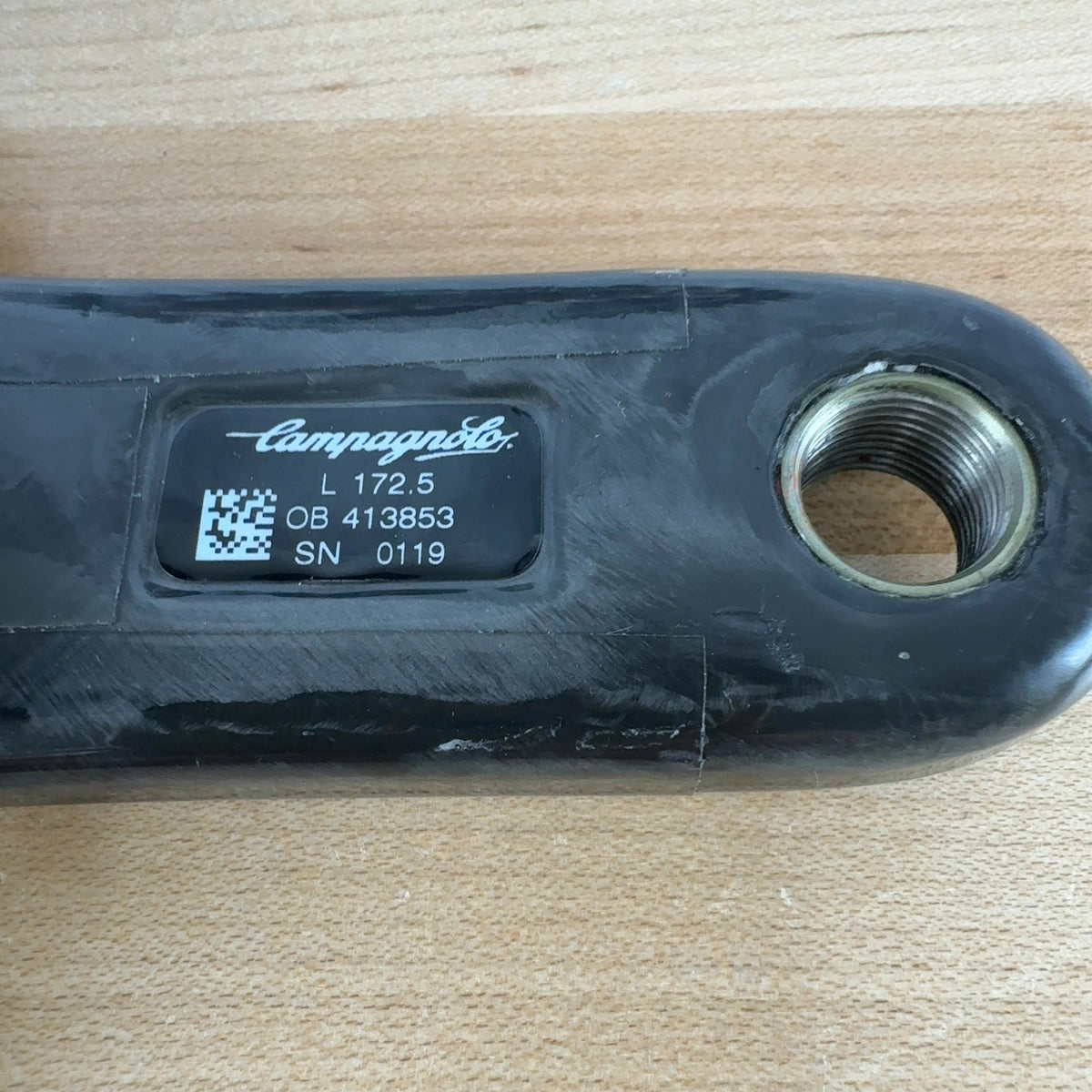 Light Use! Campagnolo Super Record 11 172.5mm 50/34t 11-Speed Bike Crankset 620g