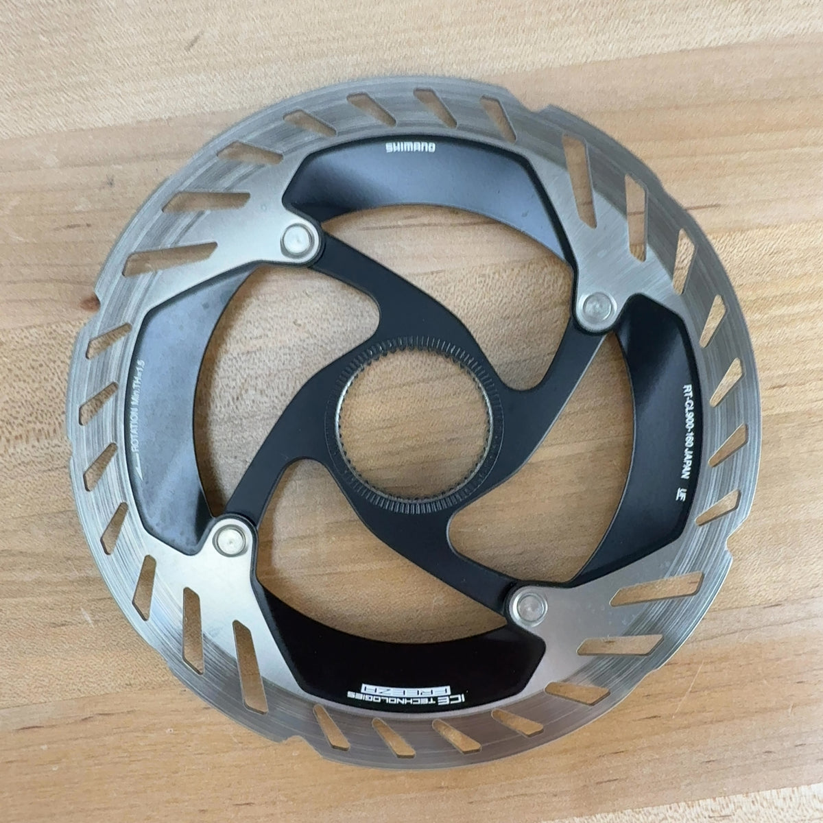Light Use! Shimano Dura-Ace RT-CL900 160/160mm Center-Lock Disc Brake Rotors