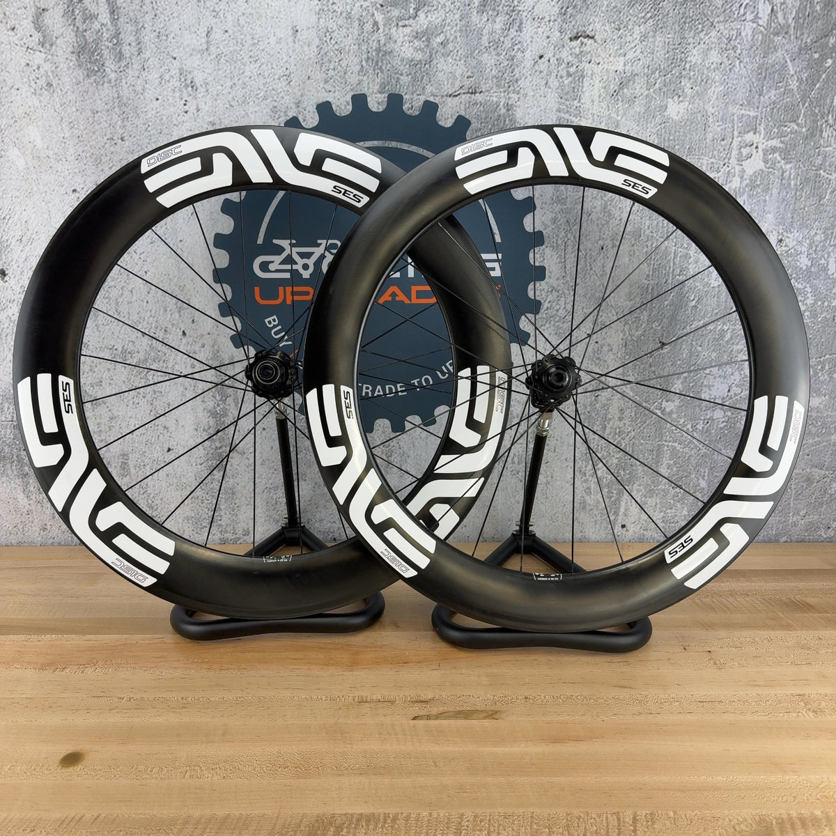 Light Use! Enve SES 7.8 Carbon Tubeless Road TT/Triathlon Wheelset 700c 1513g — photo 1 of 10