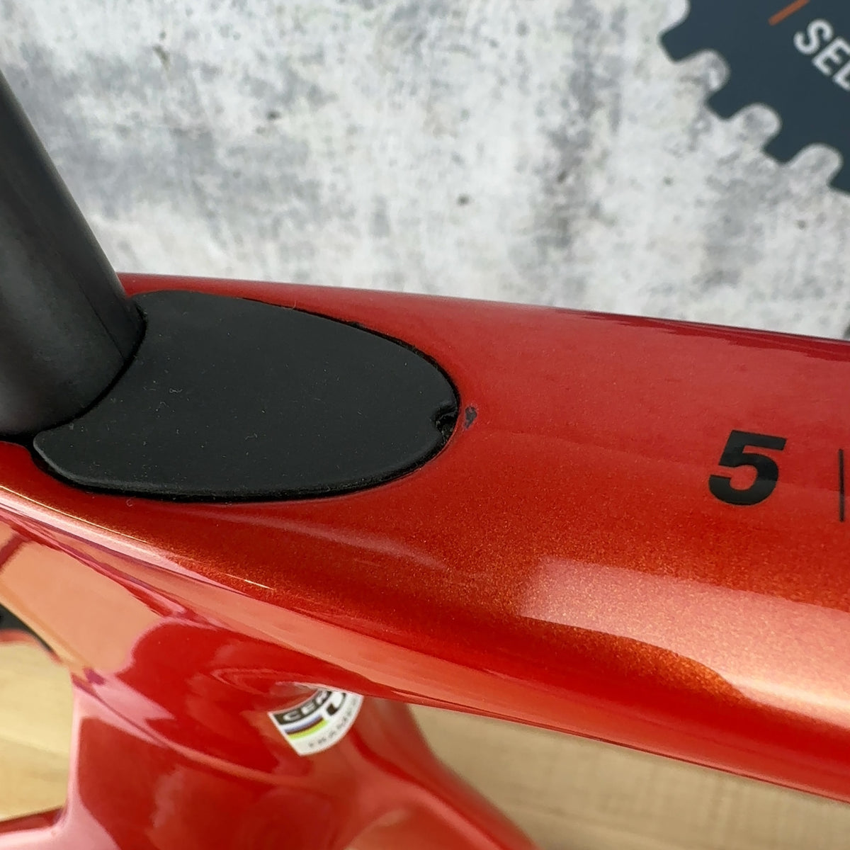 Low Mile! 2026 Cervelo S5 54cm Carnelian Carbon Road Bike Frameset Module 700c