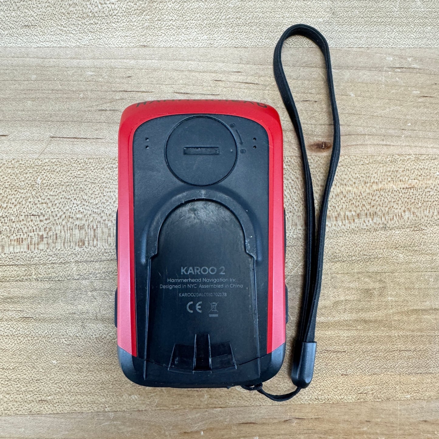 Hammerhead Karoo 2 Red With handlbar Mount Cycling GPS Headunit Computer 133g