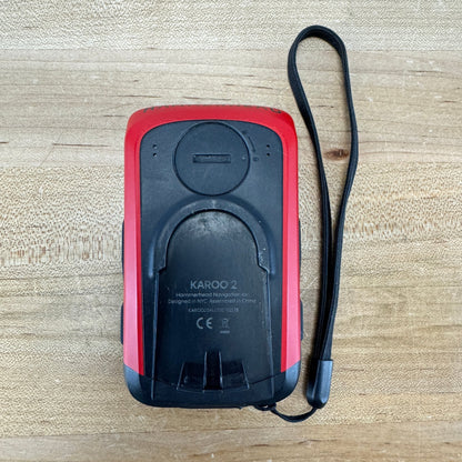 Hammerhead Karoo 2 Red With handlbar Mount Cycling GPS Headunit Computer 133g