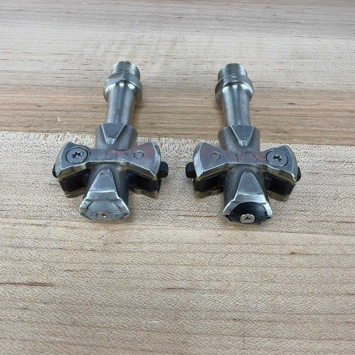 Speedplay Pave Titanium Silver Clipless Road Bike Pedals 189g w/ cleats