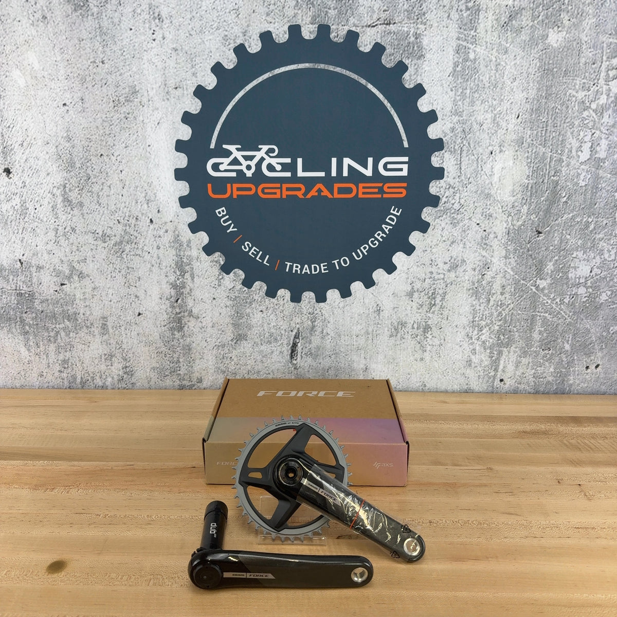 New! SRAM Force AXS D2 Wide Quarq Power Meter 40t 177.5mm 8-Bolt Gravel Crankset