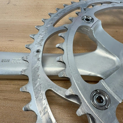 Shimano 600 FC-6400 52/39t 8-Speed Vintage Square Taper Crankset w/ Chainrings