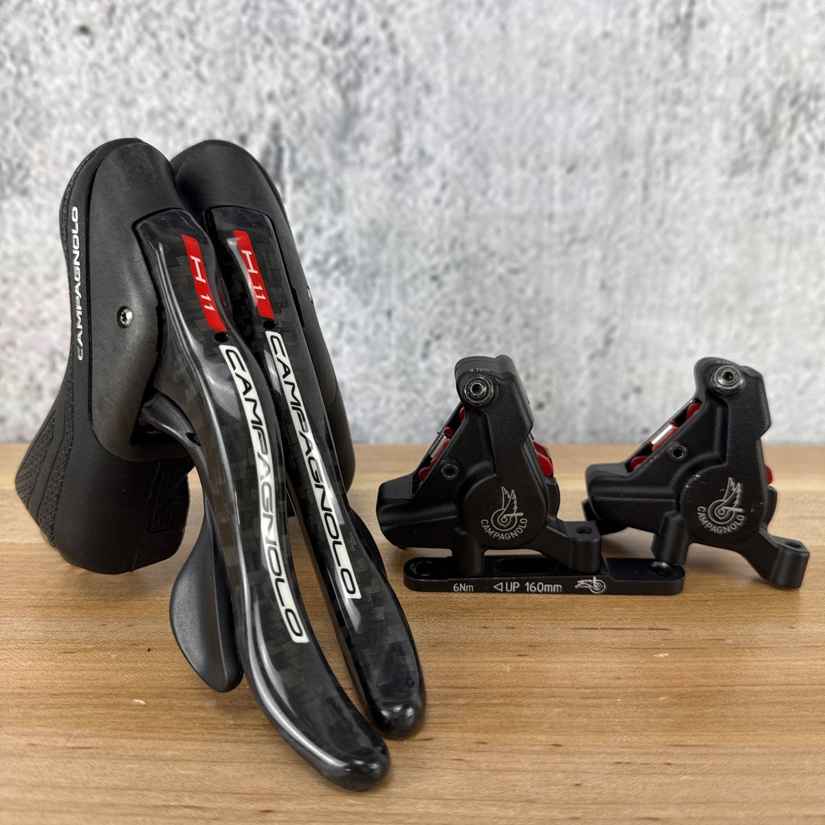 Mint! Campagnolo H11 11-Speed Hydraulic Shifters w/ Disk Brake Calipers 724g
