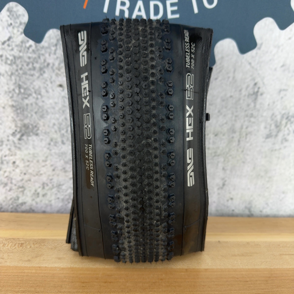 Light Use! Enve Hex 700c x 52mm Kevlar Tubless Black Single Gravel Tire 567g