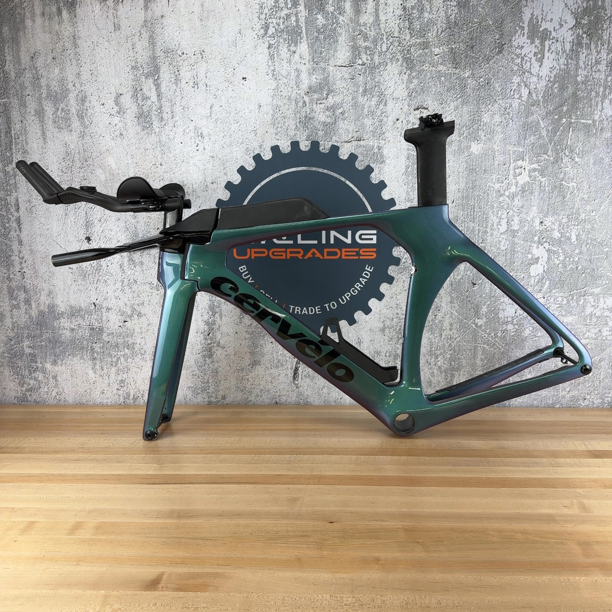 Low Mile! 2024 Cervelo P5 51cm Disc Brake TT/Triathlon Carbon Frameset 3480g — photo 2 of 12