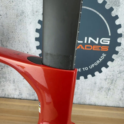 Low Mile! 2026 Cervelo S5 54cm Carnelian Carbon Road Bike Frameset Module 700c