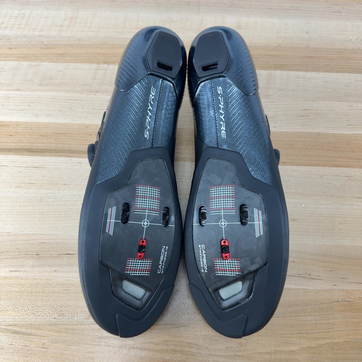 New! Shimano S-Phyre SH-RC903 44.5 EU Black Carbon Clipless Bike Shoes MSRP $450 — photo 5 of 6