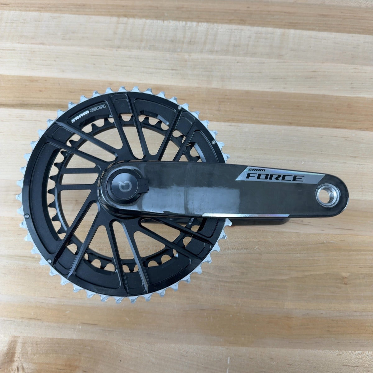 Low Mile! SRAM Force AXS Power Meter Spindle E1 170mm 48/35t Quarq Crankset 658g — photo 3 of 11