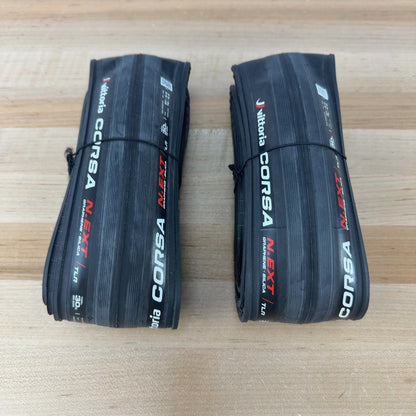 New! Pair Vittoria Corsa N.EXT Tubeless Ready 700c x 30mm Road Bike Tires 625g