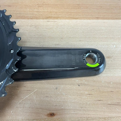 Light Use! SRAM Force AXS E1 172.5mm 46/33 Carbon Dub 8-Bolt 12-Speed Crankset