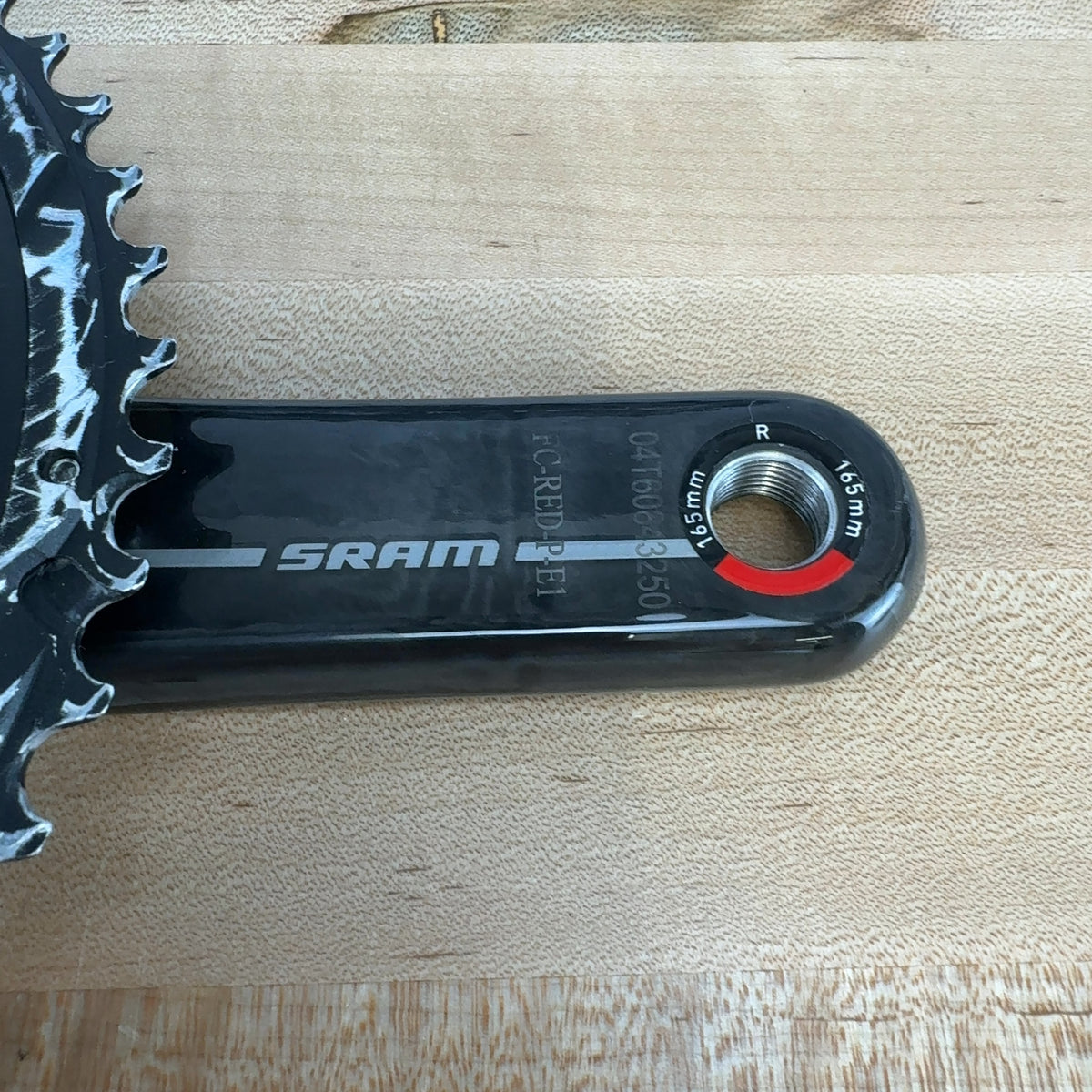 Low Mile! SRAM Red AXS Power Meter E1 50/37t 165mm Crankset