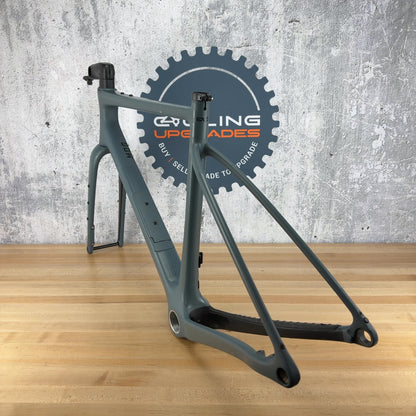 Low Mile! 2023 Enve Mog 56cm Slate Blue Carbon Disc Gravel Bike Frameset 2148g