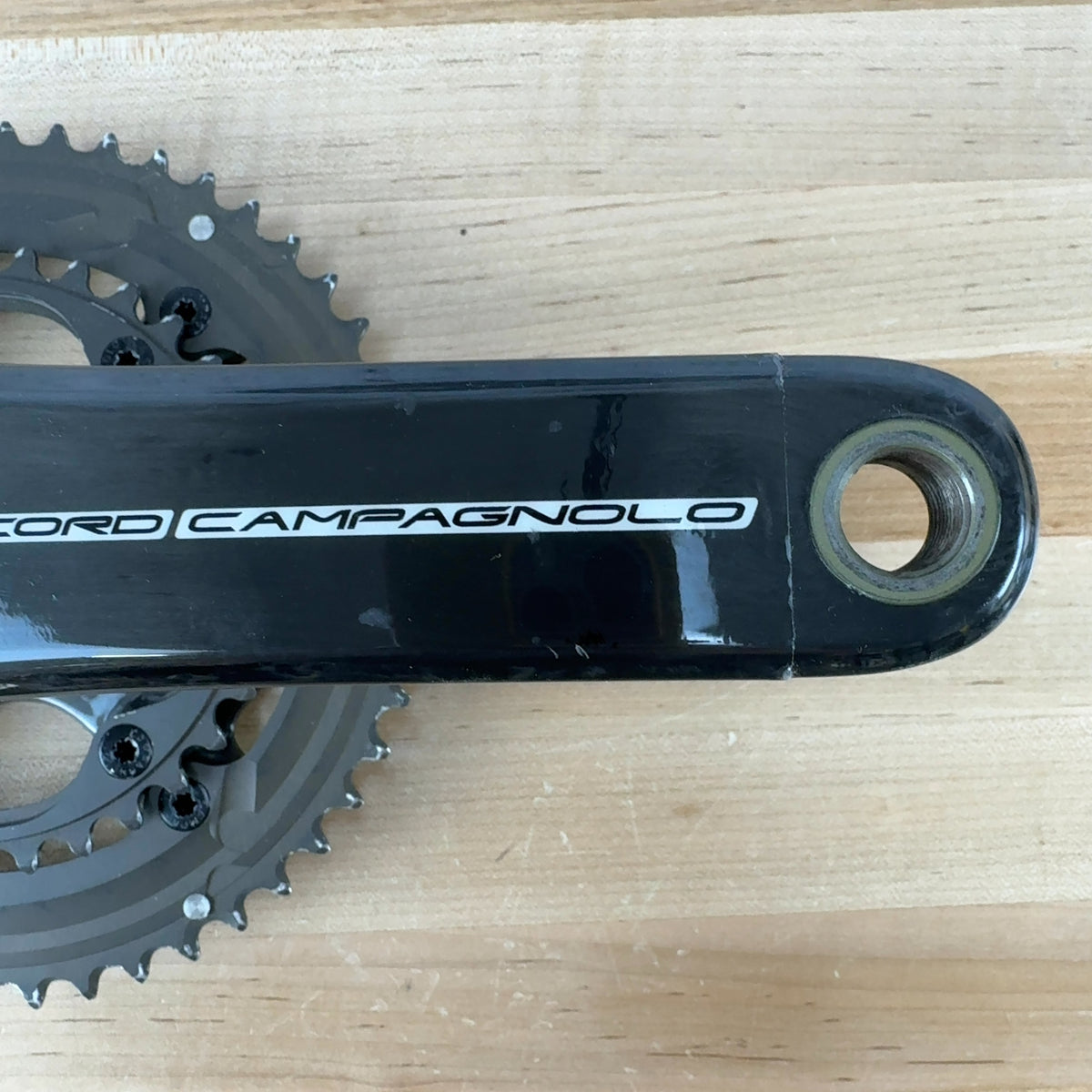 Light Use! Campagnolo Super Record 11 172.5mm 50/34t 11-Speed Bike Crankset 620g