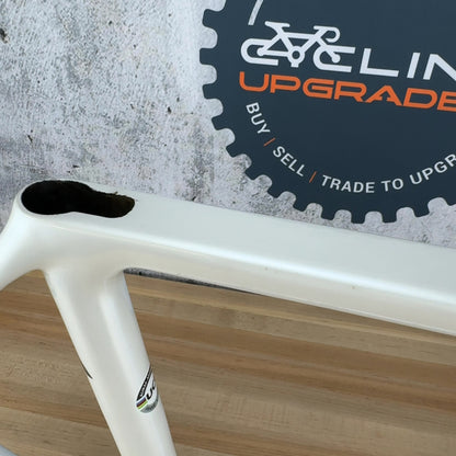 Low Mile! Aurum Magma 51cm Arctic White Carbon Road Bike Frameset 700c 1503g