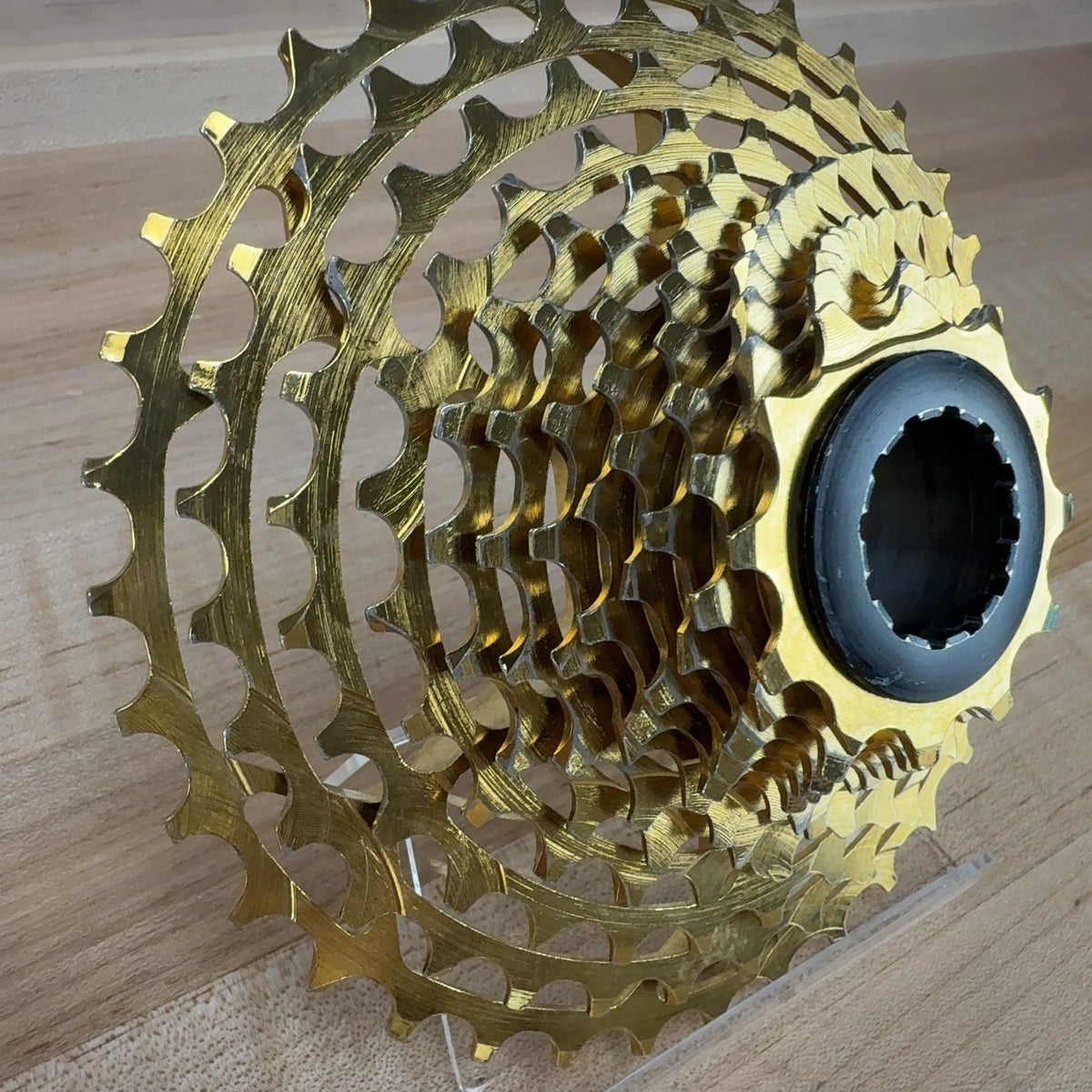 Light Use! Omni Racer RACE-Lite Titanium Gold 12-36t 12-Speed Bike Cassette 254g