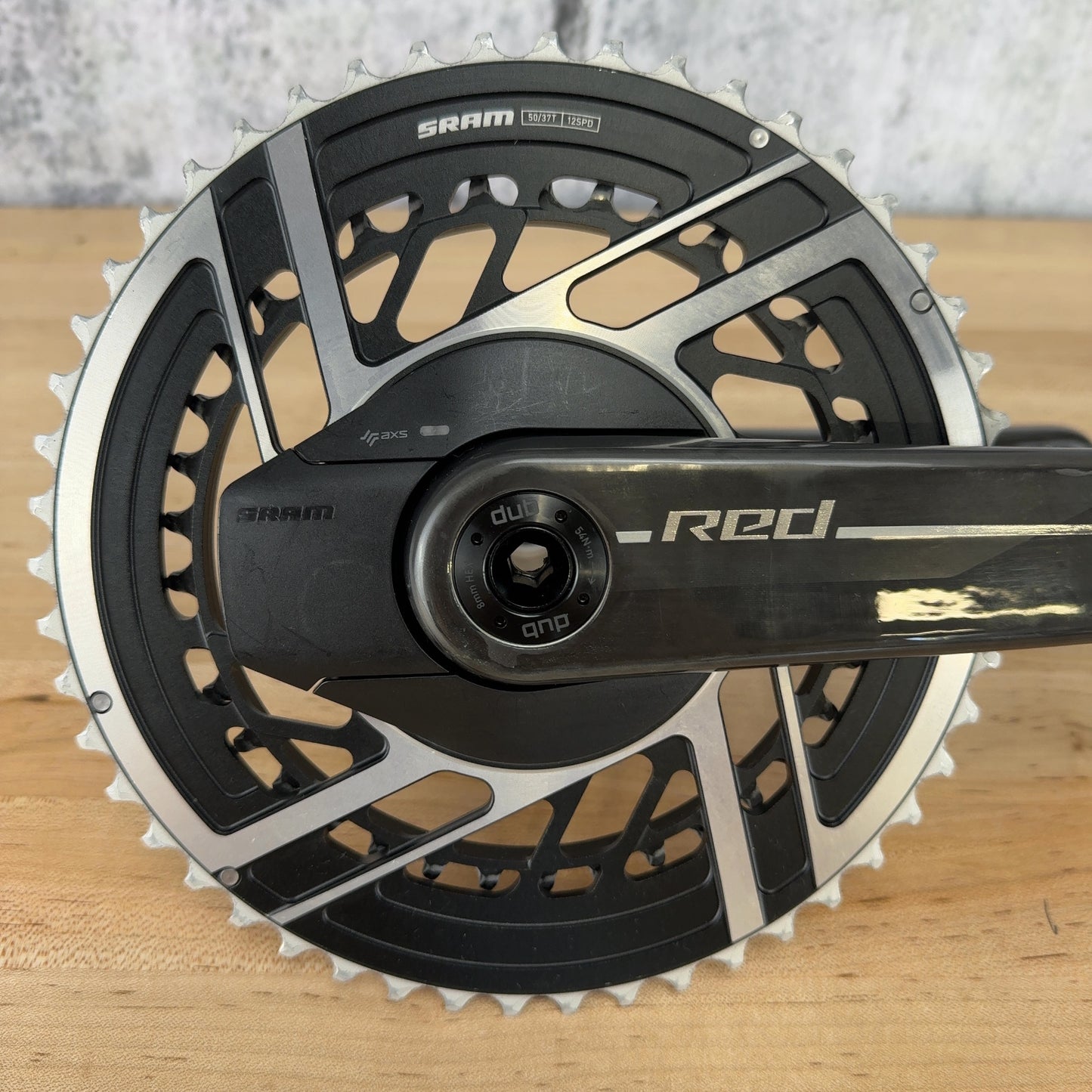 Low Mile! SRAM Red AXS Power Meter E1 50/37t 165mm Crankset