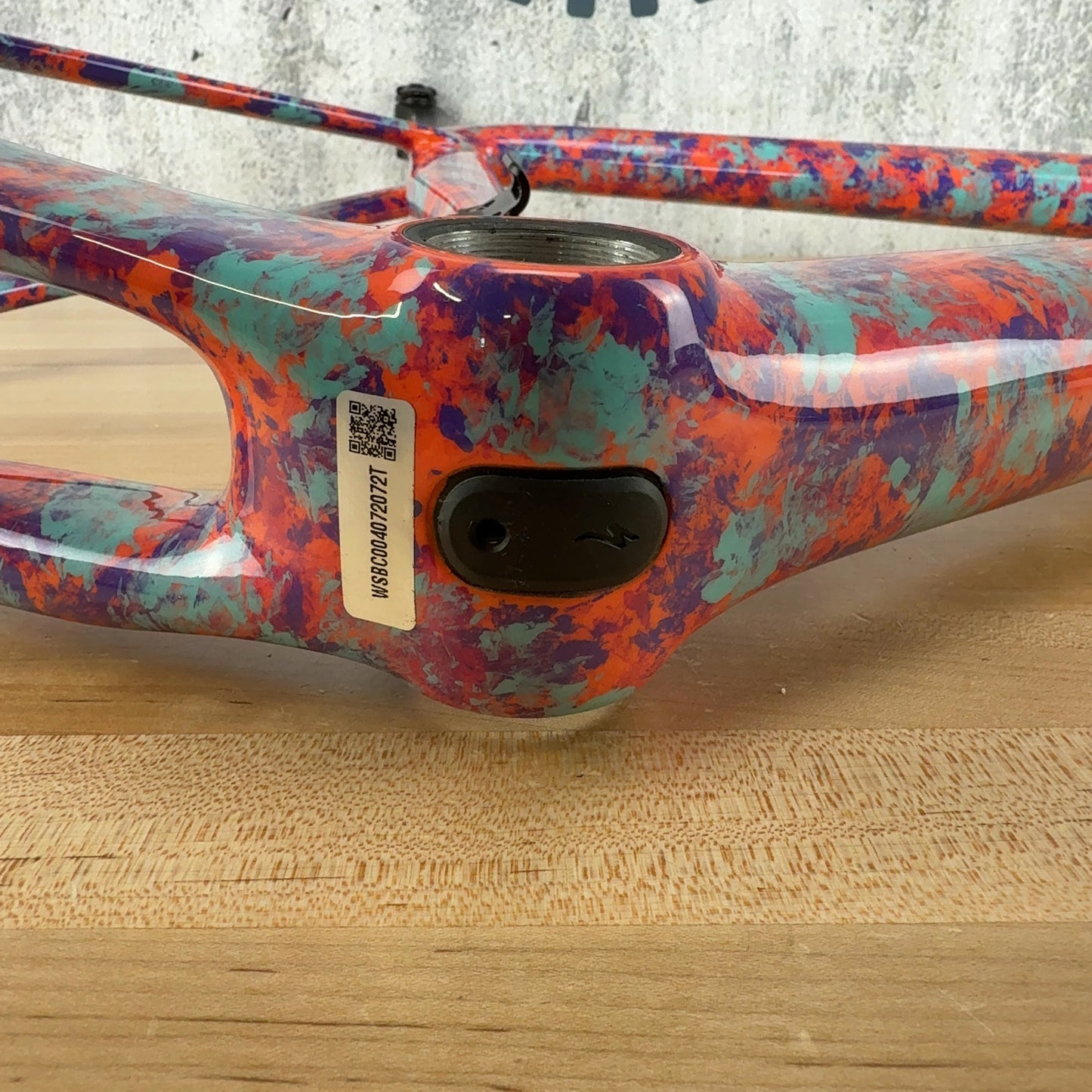 New! 2023 Specialized S-Works Tarmac SL7 58cm Gloss Marbled Lagoon Frameset
