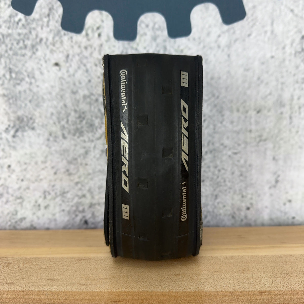 Light Use! Continental Aero 111 700c x 29mm Tubless Single Road Bike Tire 287g