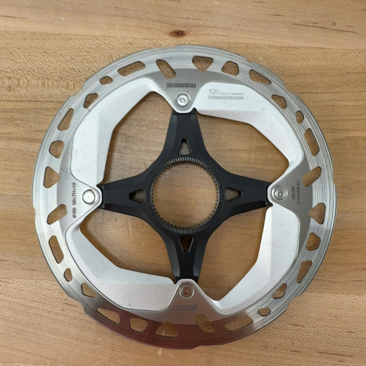 Shimano RT-MT800-S 160/140 Center-Lock Bike Disc Brake Rotors 215g w/ Lockrings