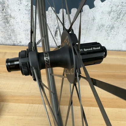 Mint! Cadex Ultra 50 Carbon Ceramic Road Bike Wheelset 700c 1374g Black Logo