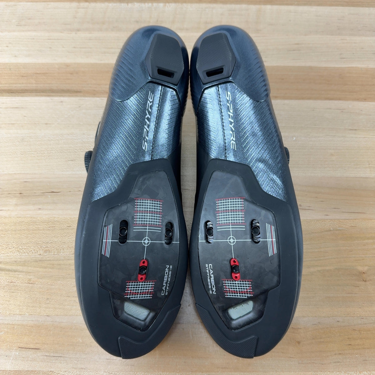 New! Shimano S-Phyre SH-RC903 42 EU Black Carbon Clipless Bike Shoes MSRP $450 — photo 5 of 7