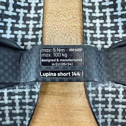 Light Use! Berk Lupina Short Full Carbon Glossy 144mm 7x9mm Bike Saddle 72g