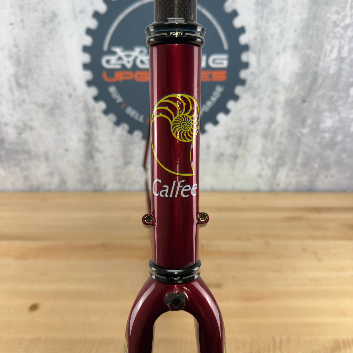 Calfee Tetra Pro 58cm Red Vintage Carbon Rim Brake Road Bike Frameset 700c 1710g — photo 5 of 20