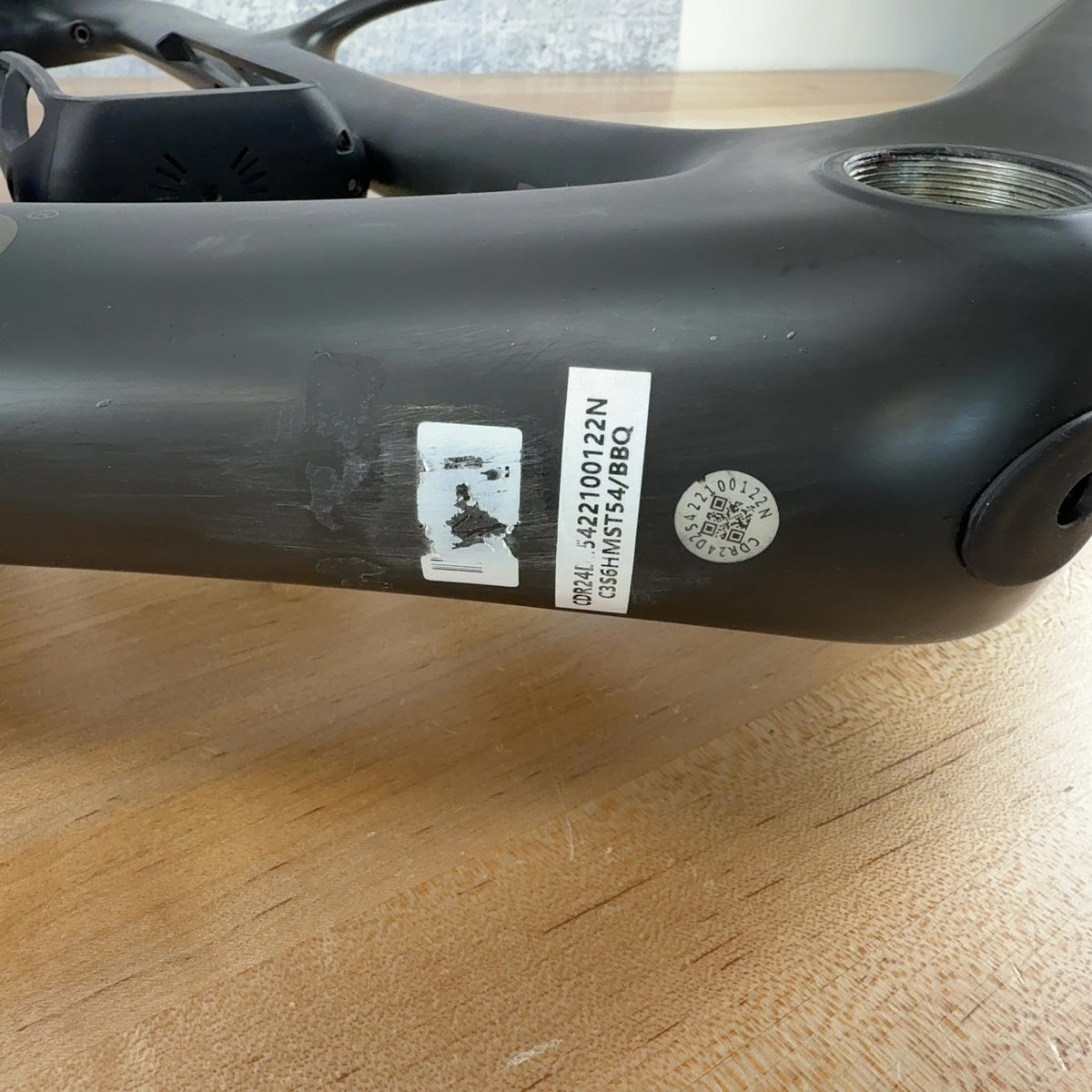 Light Use! 2024 Cannondale SuperSix EVO Hi-MOD 54cm Carbon Black Frameset 1917g — photo 13 of 17